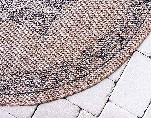 Miniatura 7 de Unique Loom - Alfombra de centro, Polipropileno, Beige