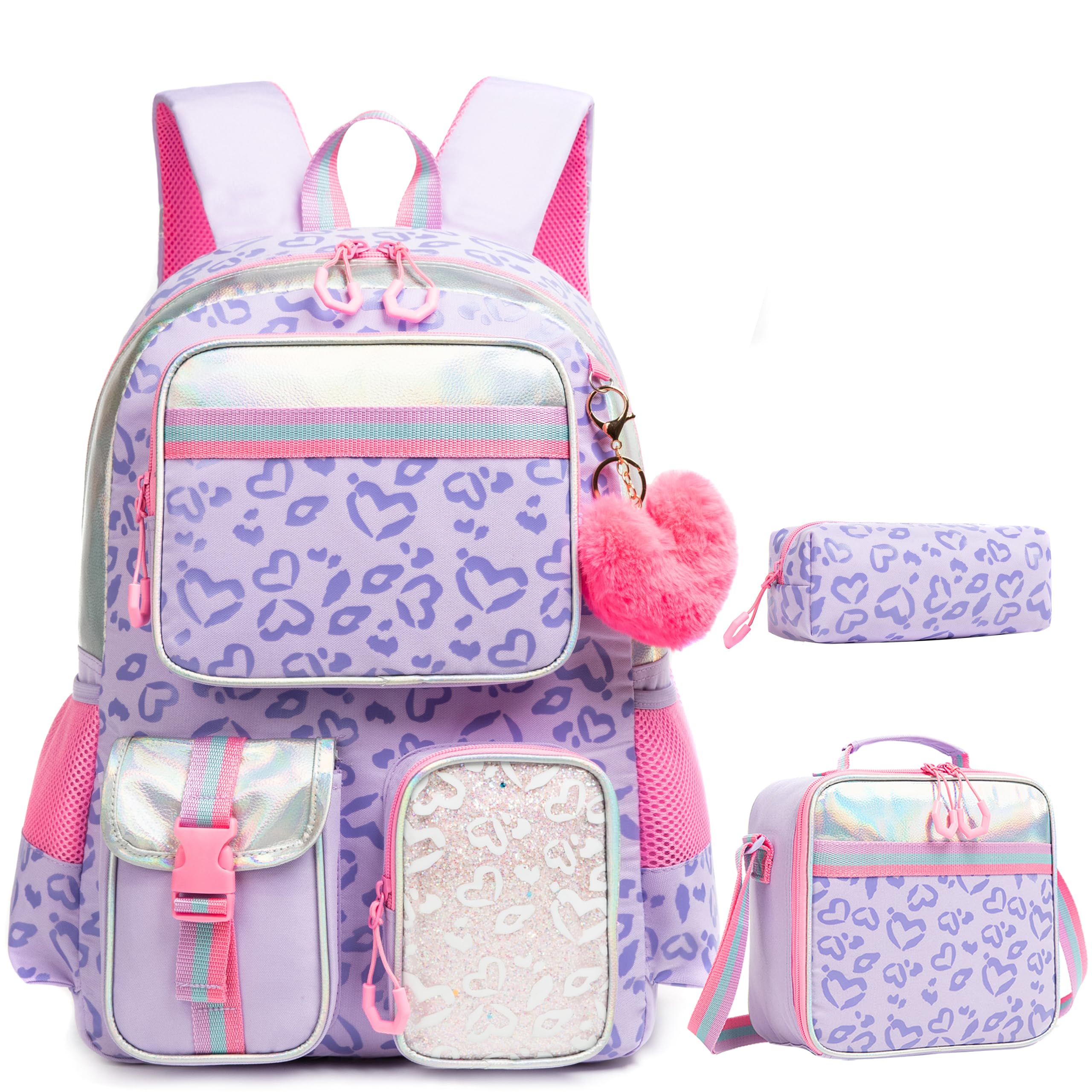 HTgroce Multibolsillo Mochila Para Niñas de Mochila Escolar Niña Mochila Mochila Escolar 10 años