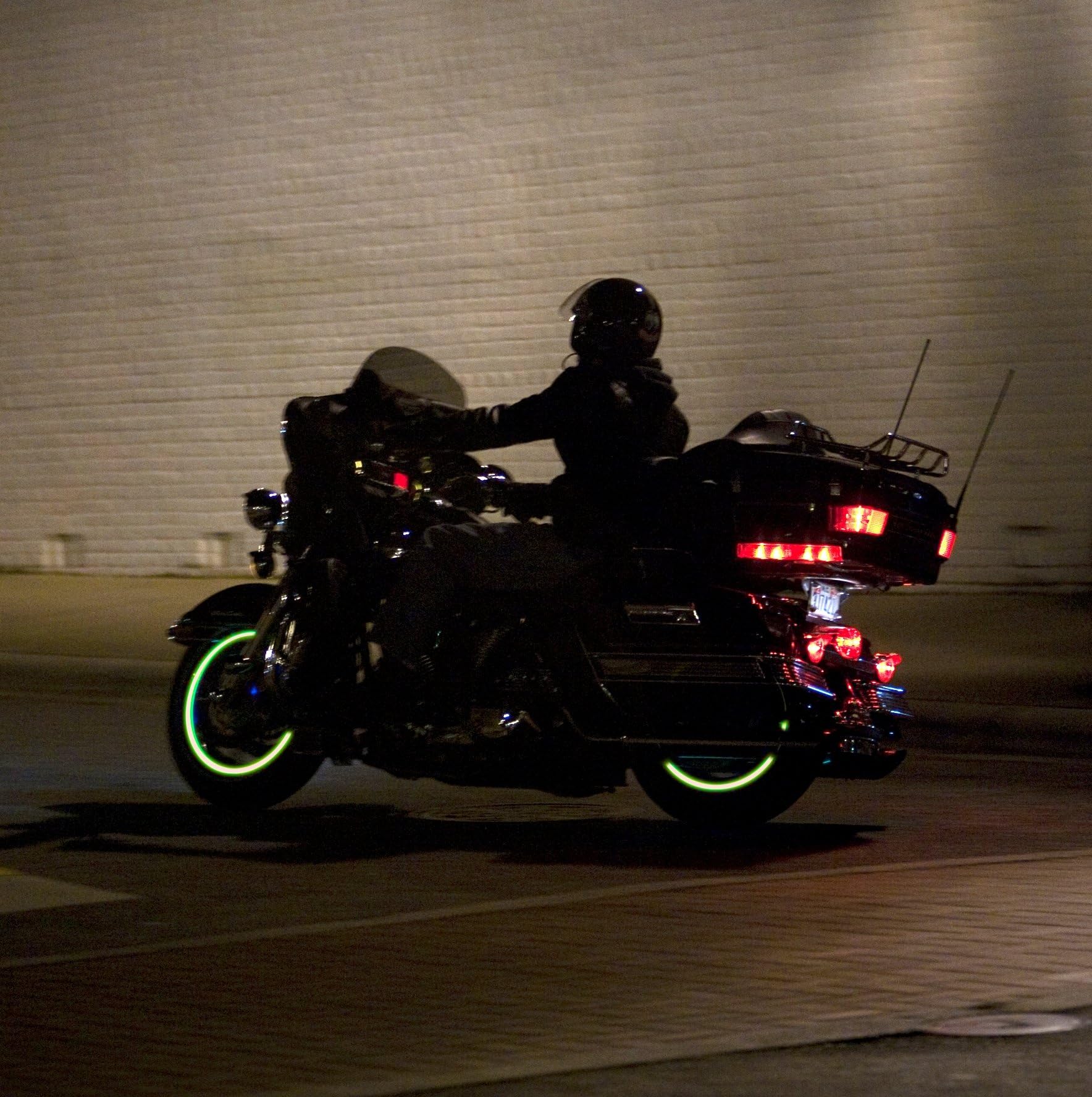 PRO 1000 Hi-Viz Wheel Light Charging Kit - 2 Wheels - NOW ALL INCLUSIVE! Includes LunaGLO rim tape and Tape Applicator Tool!