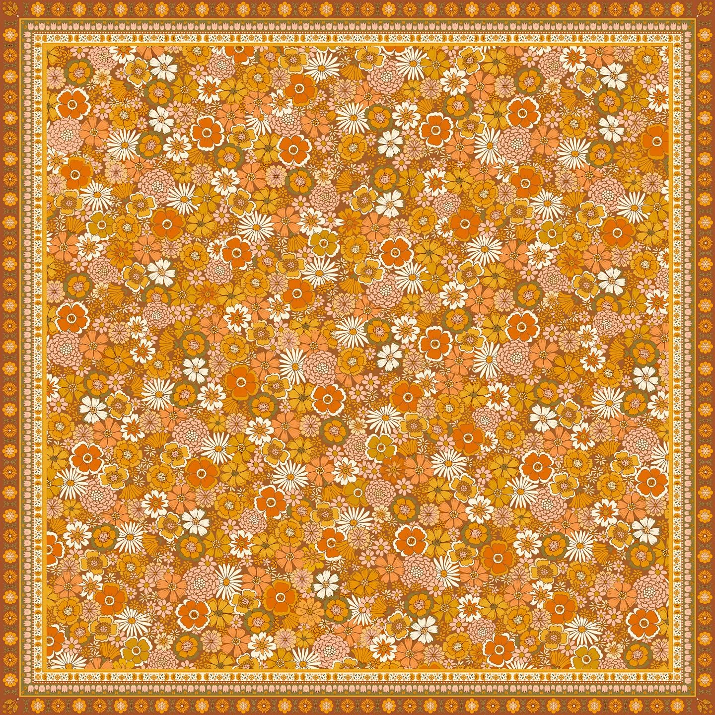 SomerSide Golden Vintage Sustainable Sand Free Beach Towel