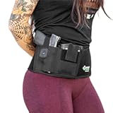 Belly Band Holster for Concealed Carry | Combat Veteran Owned Company |IWB Holster | Waist Band Handgun Carrying System | Hand Gun Elastic Holder for Pistols