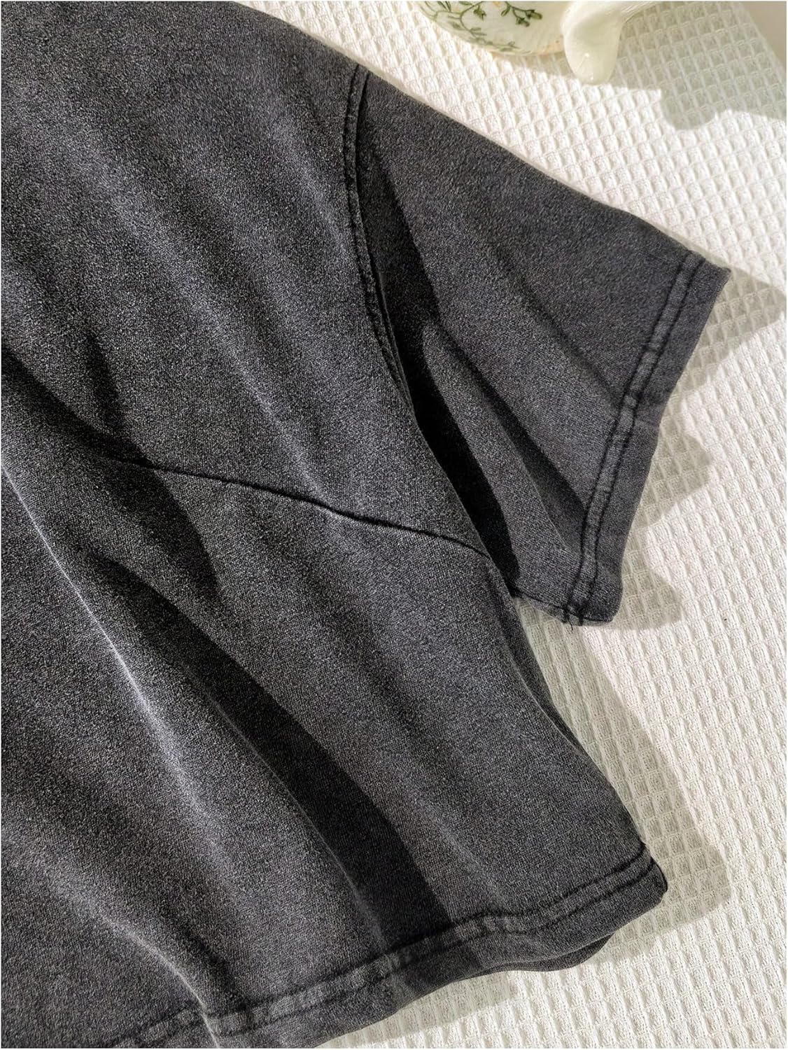 SOLY HUX Women's Plus Size Short Sleeve T Shirts Crew Neck Loose Fit Vintage Tee Summer Crop Tops - Image 4