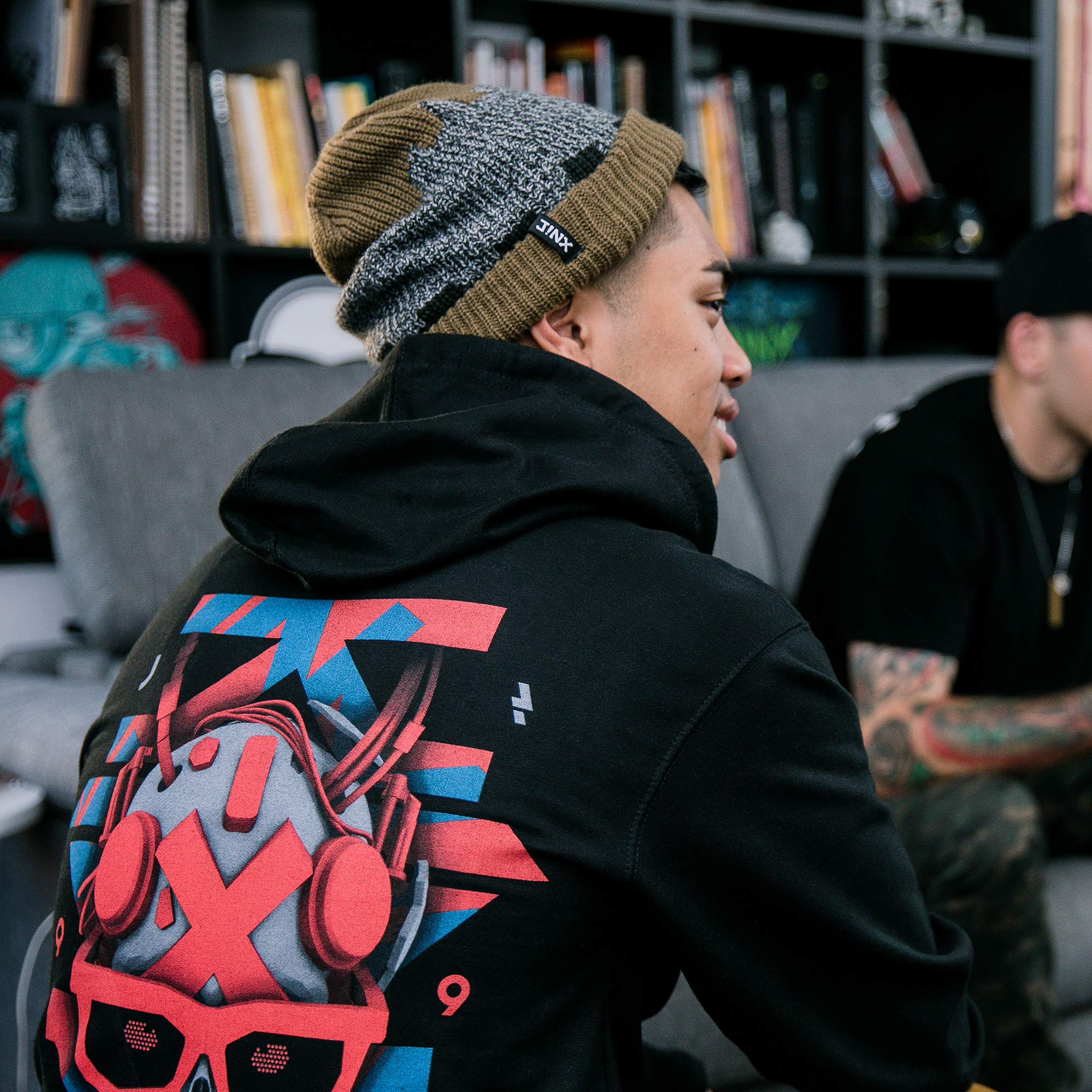 J.s-luxe GI’N’GI KNITTED HOOD Knitted Zip Through Hoodie - Light Grey | Womens Knitwear | Shop