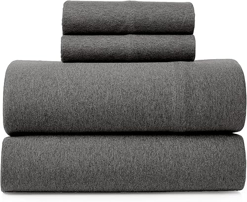 Miniatura 3 de BED INC Road Trip America - Juego de sábanas de jersey tamaño King, algodón (4 piezas) para todas las estaciones, con bolsillos profundos, suaves y