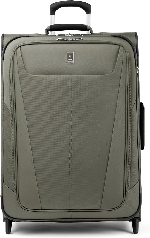 Travelpro Maxlite 5 Softside Equipaje facturado Vertical, Verde, 26 pulgadas