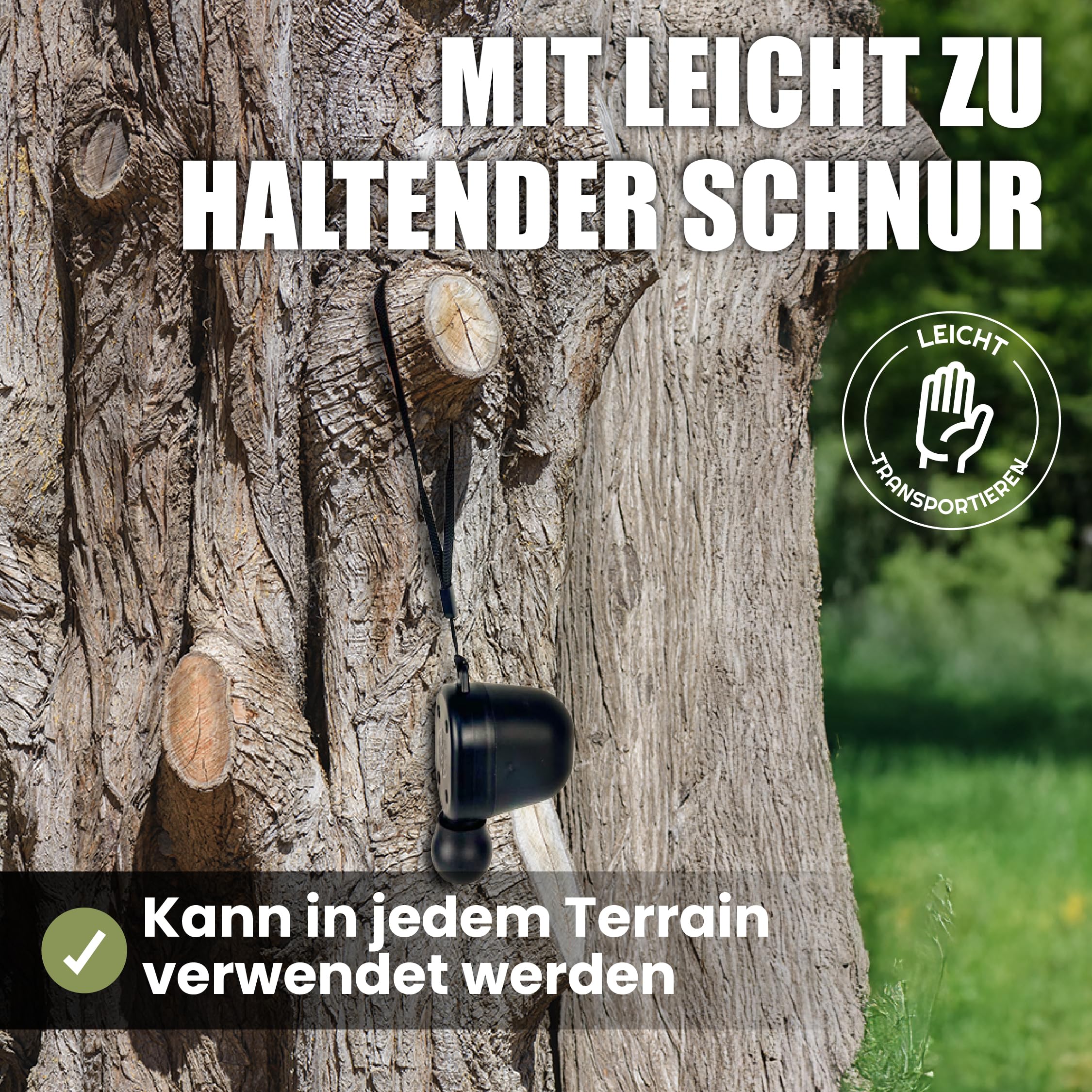 Buttolo Rehblatter Original Lockinstrument für Rehwild mit Anleitung und Kordel