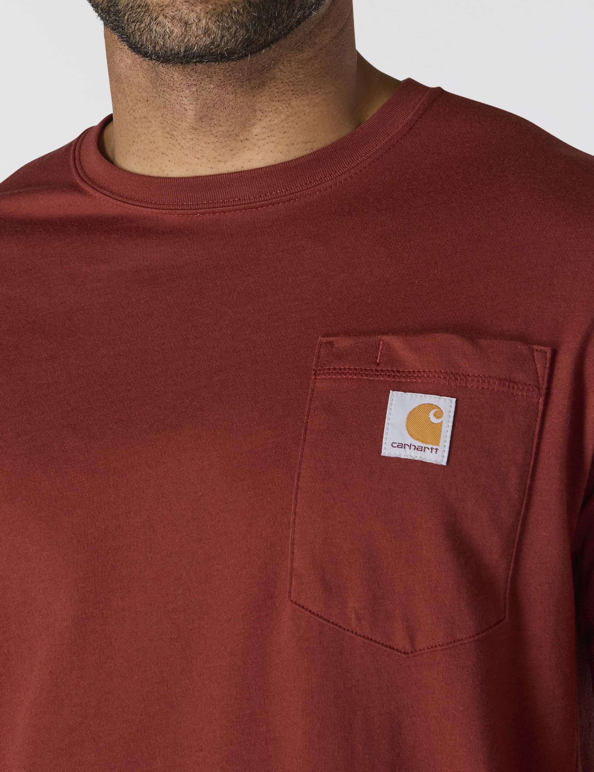 Carhartt Force Relaxed Fit - Maglietta A Maniche Lunghe con Tasca Force Relaxed Fit - Maglietta a Maniche Lunghe con Tasca Uomo (Pacco da 1)