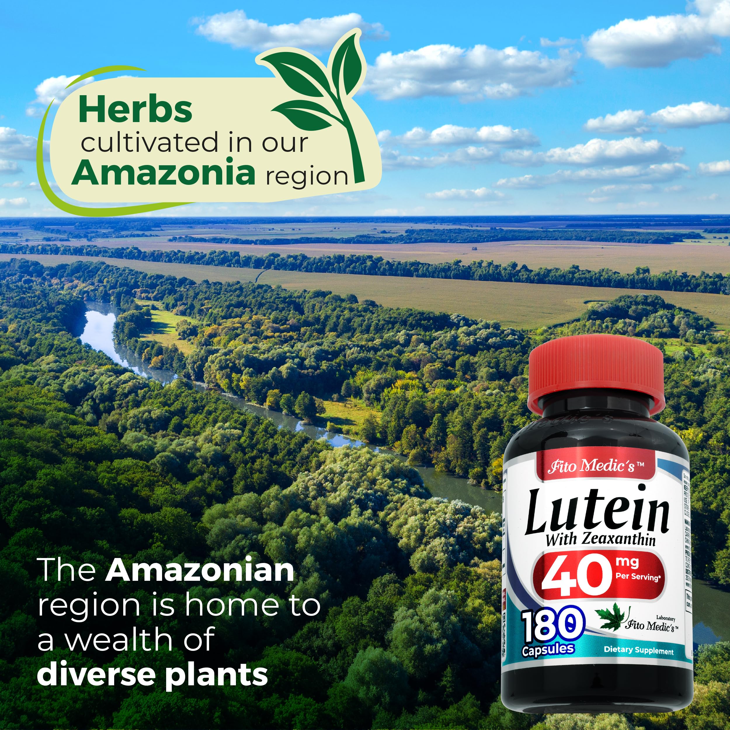 Lab | lutein and zeaxanthin supplements | lutein | 180 Capsules. — Amazon image 7