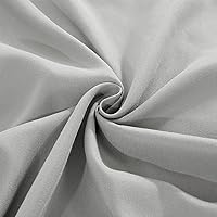 Vista 8 de HOMBYS Funda de edredón extragrande King de 120 x 128 pulgadas, funda de edredón de microfibra ultrasuave color gris claro para todas las estaciones