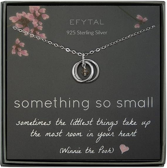 Amazon Efytal 母へのギフト スターリングシルバー ネックレス 母と赤ちゃんの女の子 男の子 初めての母親 母の日 ジュエリーギフトアイデア ネックレス 通販