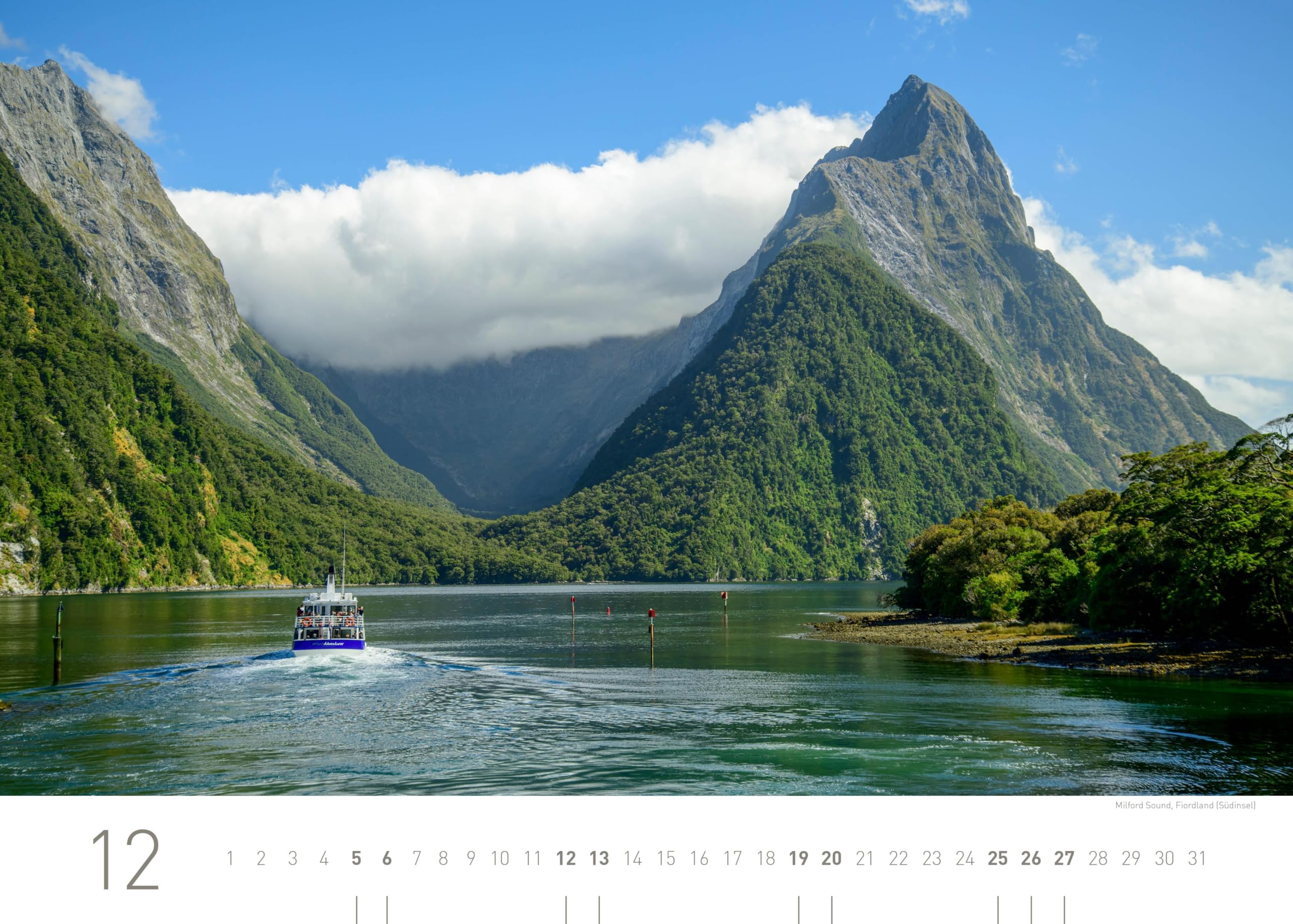 Neuseeland Exklusivkalender 2026 (360° Exklusivkalender 2026: Limited Edition (70 x 50 cm))