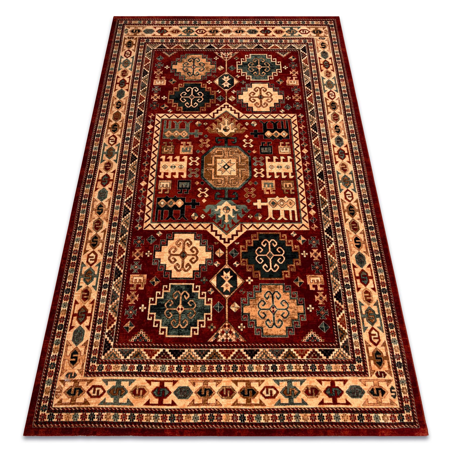 Tapis en laine KASHQAI chaleureux style oriental pour une ambiance cosy