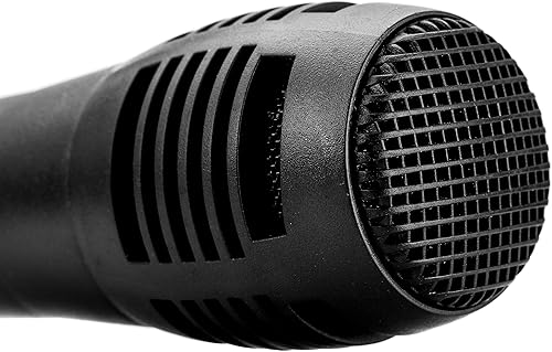 Miniatura 2 de Alphasonik Universal Multi-Direccional Profesional Bobina Móvil Micrófono Dinámico de Mano Filtro de Amortiguador Interno En El Escenario, Estudio,