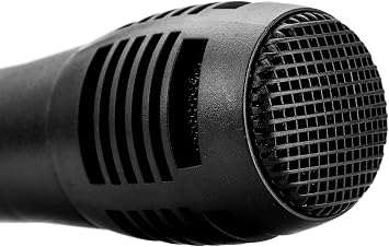 Alphasonik Universal Professional Handheld Microphone Dynamic Moving Coil Cardioid Multi-Directional 10ft XLR Audio Cable to 1/4'' Connection for On-Stage, Studio, Home, Party, Karaoke On/Off Switch