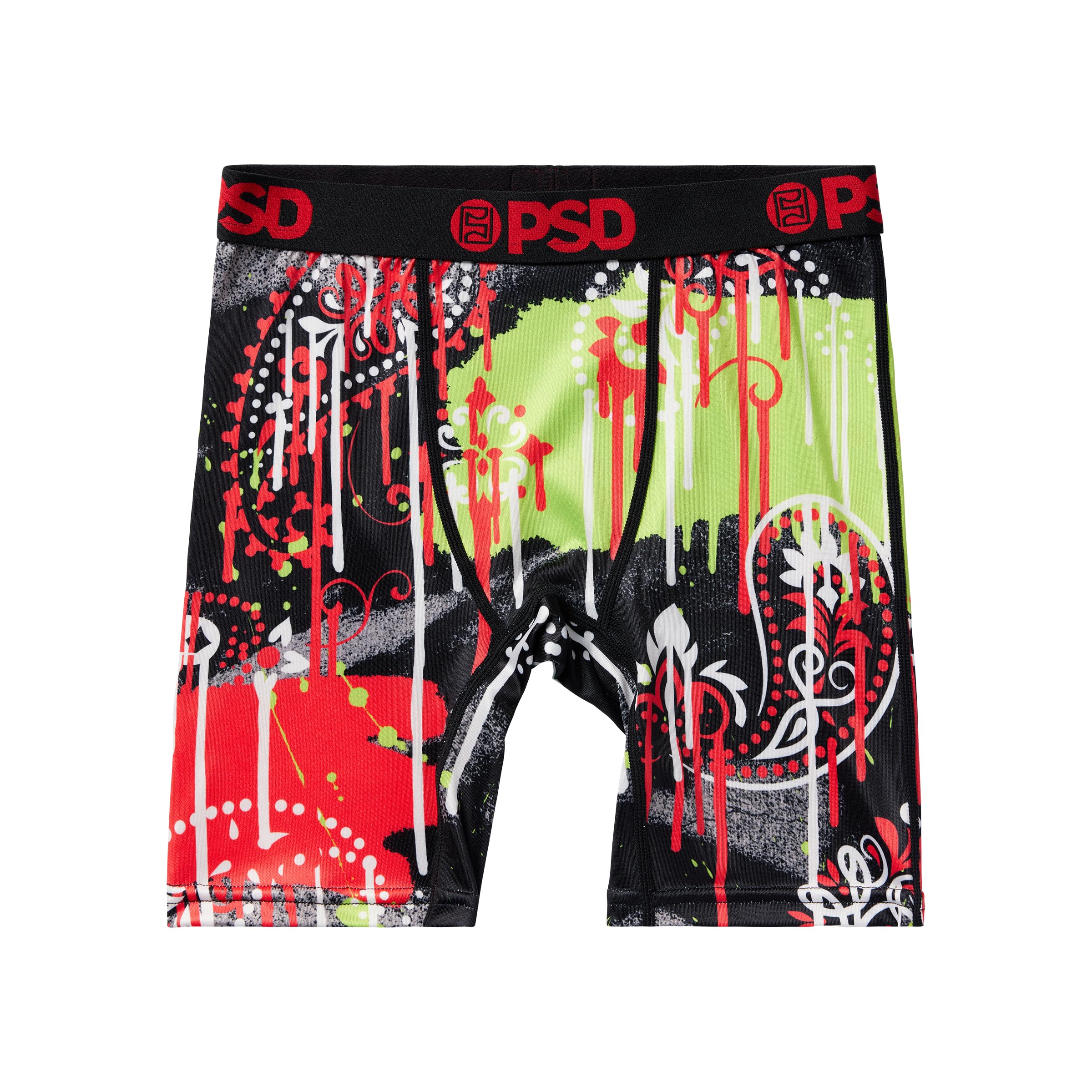 PSD Underwear Boys Boxer Brief 2 Packs - Various Print Comfortable Active Underwear for Boys Kids Boys Underwear