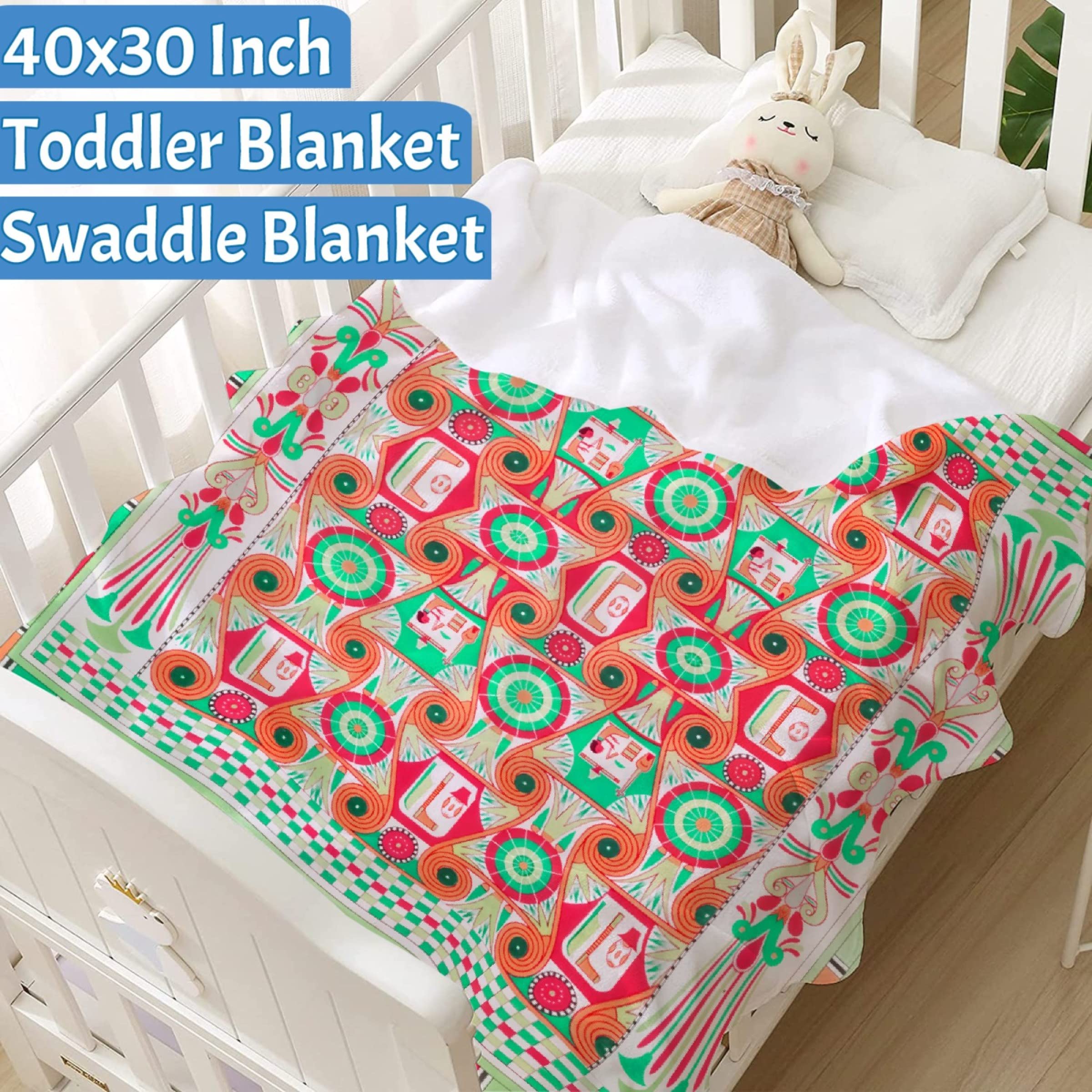 Ottoy Patterns Cube Art Super Soft Micro Fleece Blankets Quilt Plush Lightweight Dual-Sided Decorative Couch, Sofa, Travel, Lap, Bed Throw Blanket,60