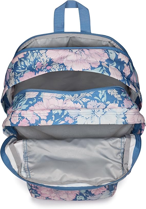JanSport 34L Big Backpack - 15 Inch Laptop Sleeve, Faded Tapestry Blue