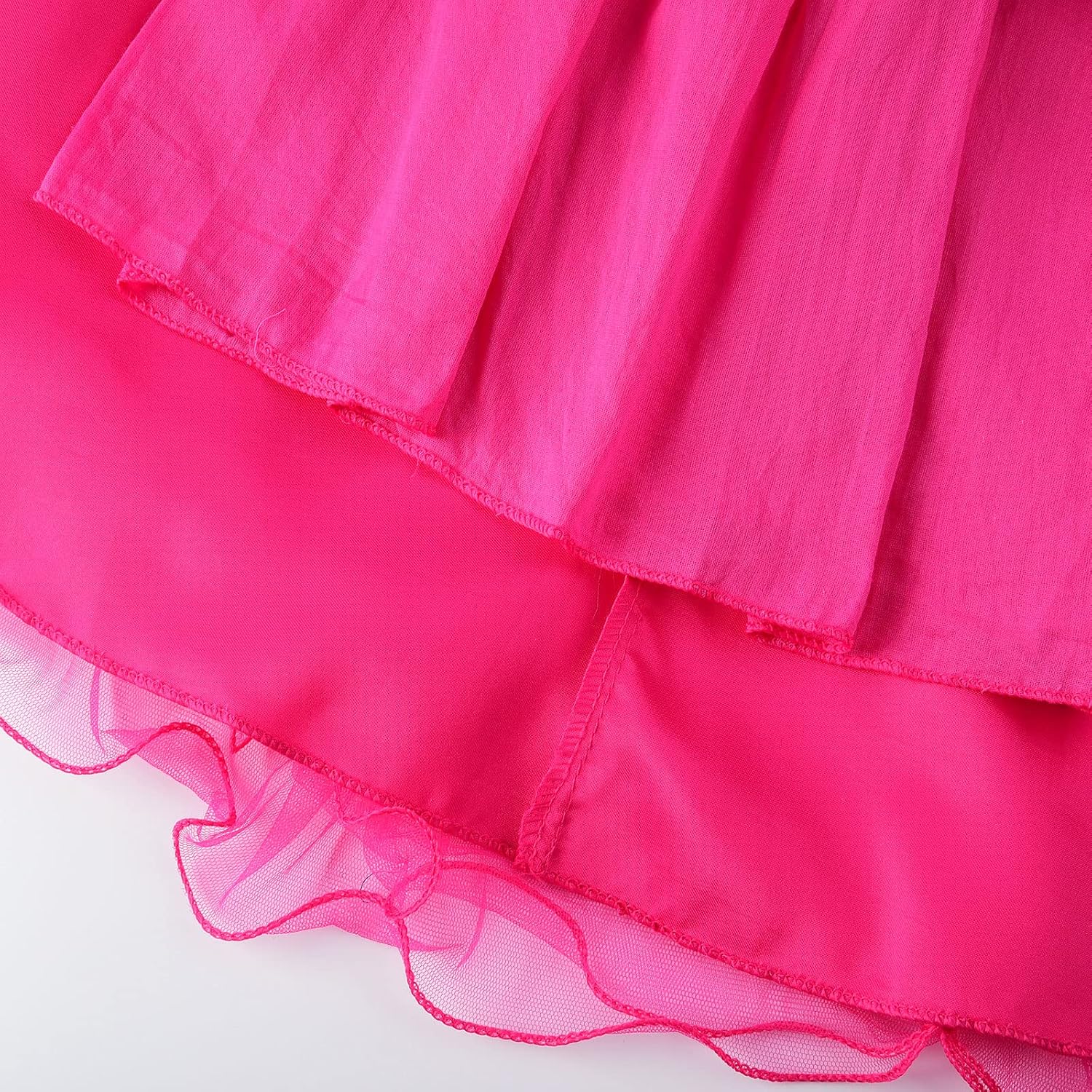 Uhnice Sequin Sleeveless Tulle Mesh Flower Girl Party Dress