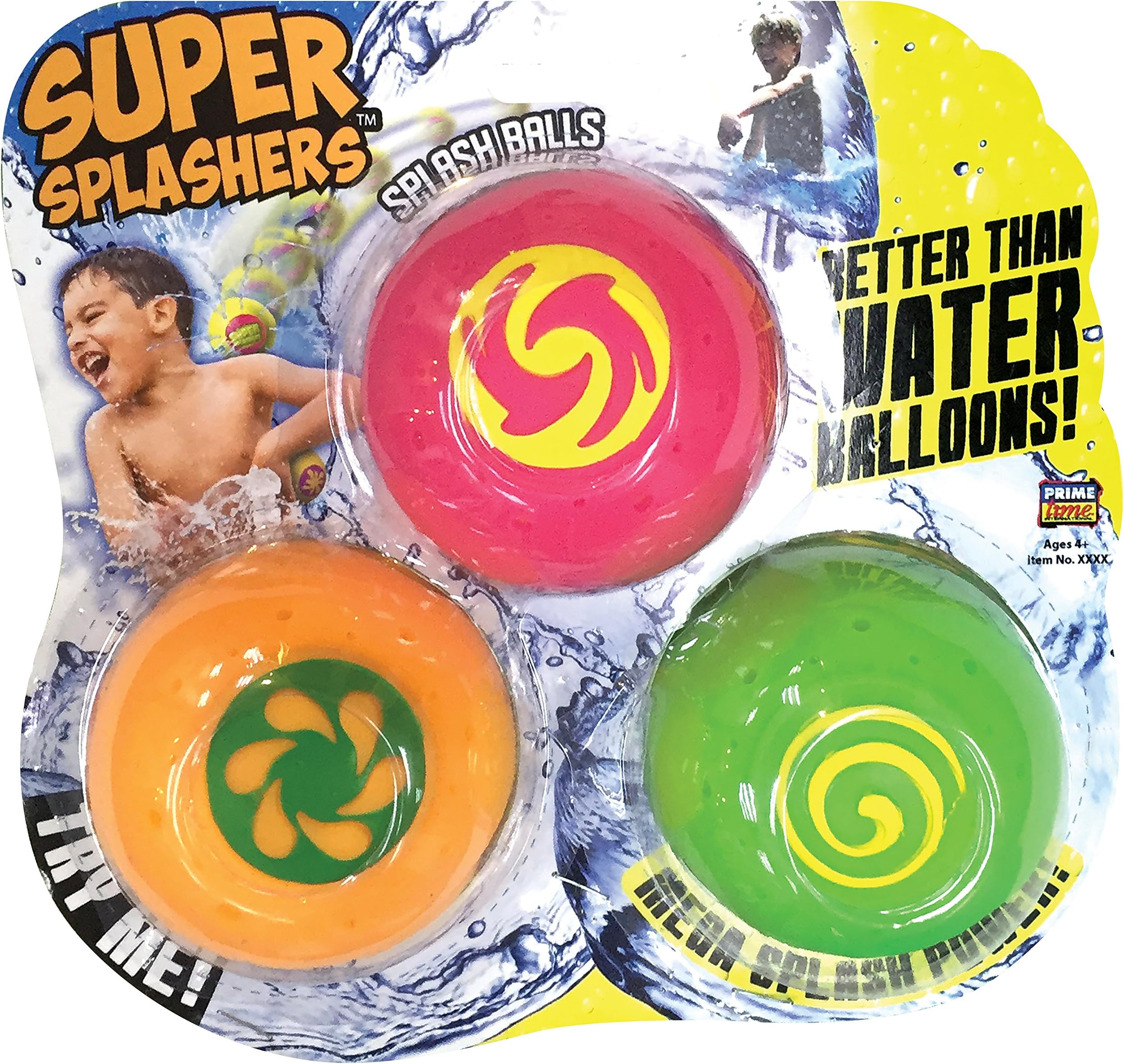 Super Splashers Water Balls (3 Pack)- Color may vary