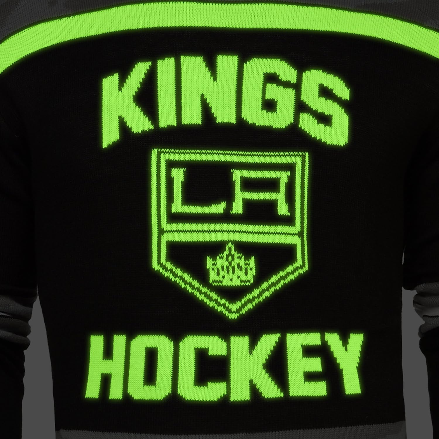 NHL Los Angeles Kings Ugly Glow In The Dark Sweater, X-Large