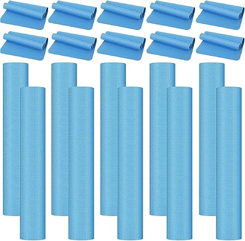 Miniatura 12 de Paquete de 10 esterillas de yoga a granel, 68' x 24' x 4mm de espesor Esterillas de yoga para niños y adultos, paquete de esterillas de gimnasio,