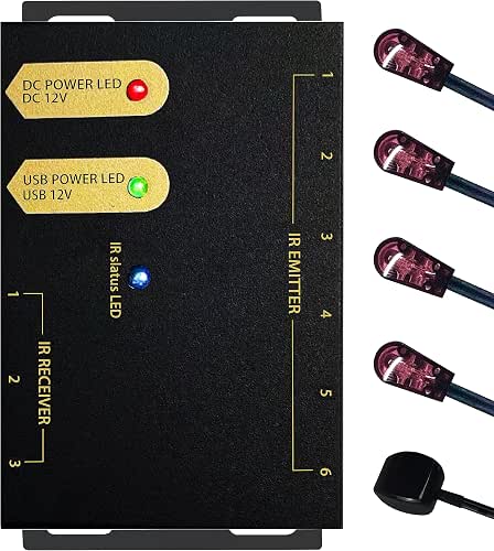 IR Repeater Kit(3 in 6 Out) Infrared Repeater System Kit