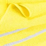 MyOwn Ultra Soft 3 Pack Cotton Towel Set, Contains a Bath Towel 28x55 inch, a Hand Towel 16x24 inch & Wash Coth 12x12 inch, Ideal Everyday use, Compact & Lightweight - Lime Yellow, 71671
