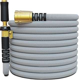Sponsored Ad - TITAN 50FT Garden Hose - All New Expandable Water Hose - Triple Latex Core 3/4" Easy Removal Solid Brass Fi...