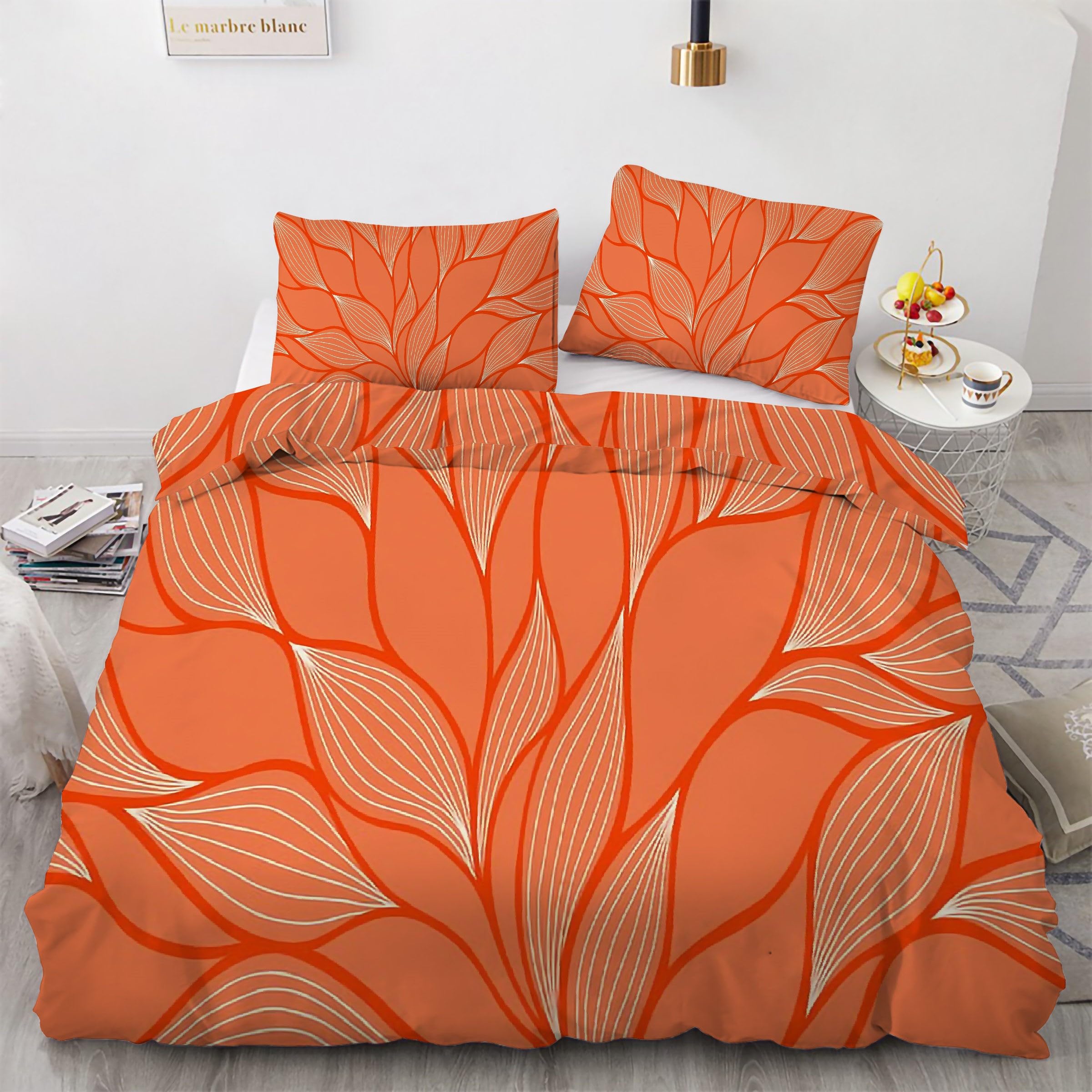 Housse de couette 240 x 260 facile à enfiler avec fermeture éclair anti-glisse