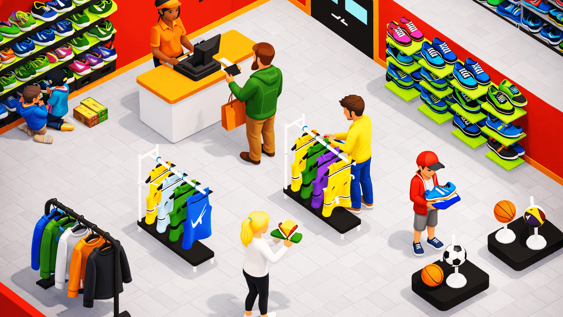 Idle Shef In Store Outlets Rush Fashion 3D Store: Idle Retail Tycoon & Mini Market Mall ...
