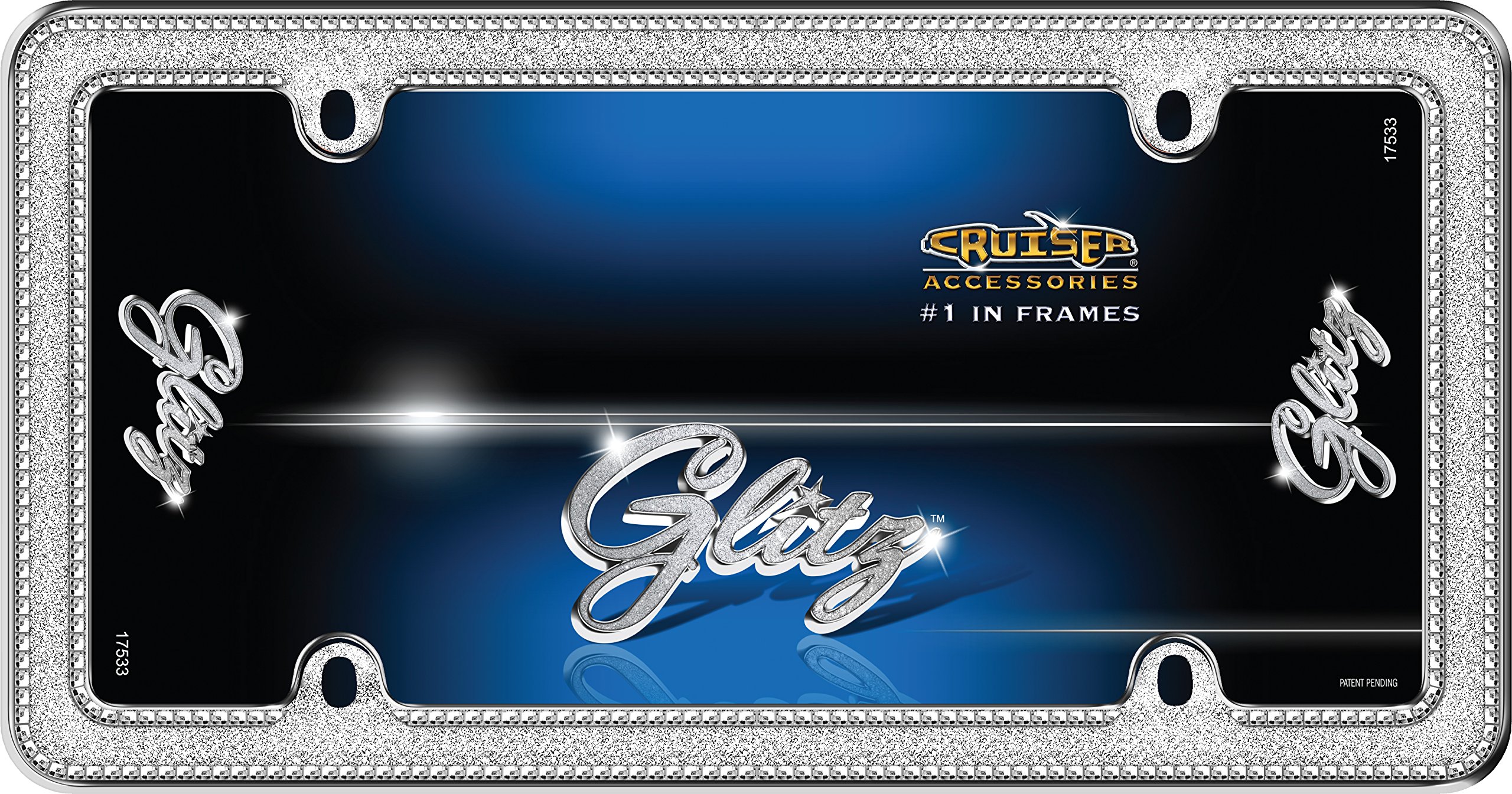 Amazon.com: Cruiser Accessories 17533 Glitz Chrome ABS License