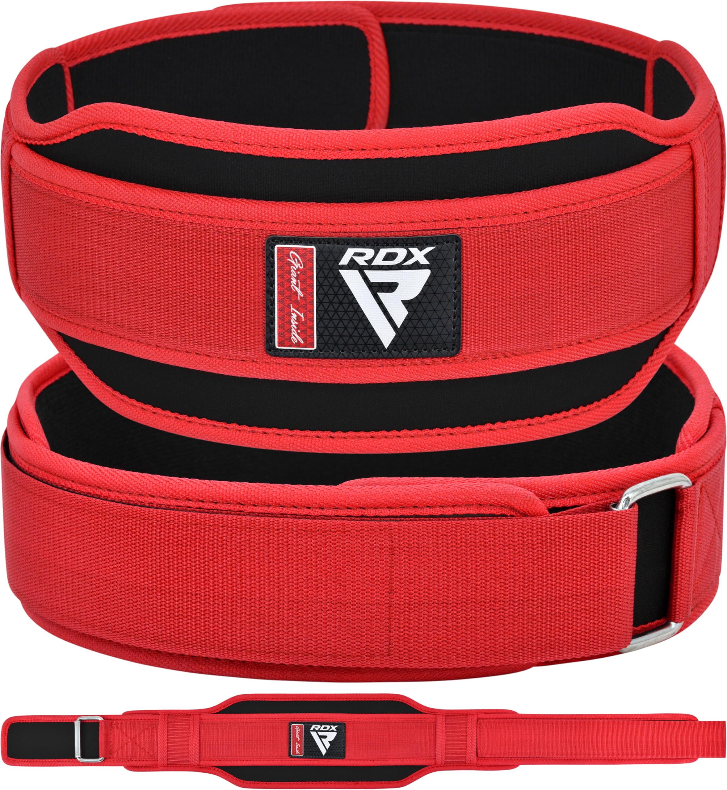 RDX Weight Lifting Belt for Men and Women, Durable EVA Foam Padding, Iron Buckle, Back Soft Support for Powerlifting, Bodybuilding and Weightlifting Gym Workout Fitness Exercise Equipment