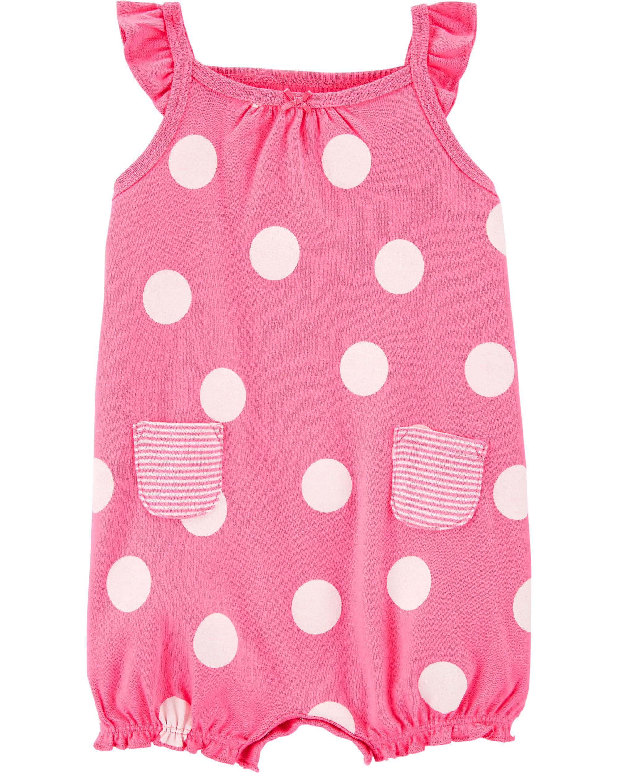 Romper en chambray imprimé pour bébé fille Carter's doux