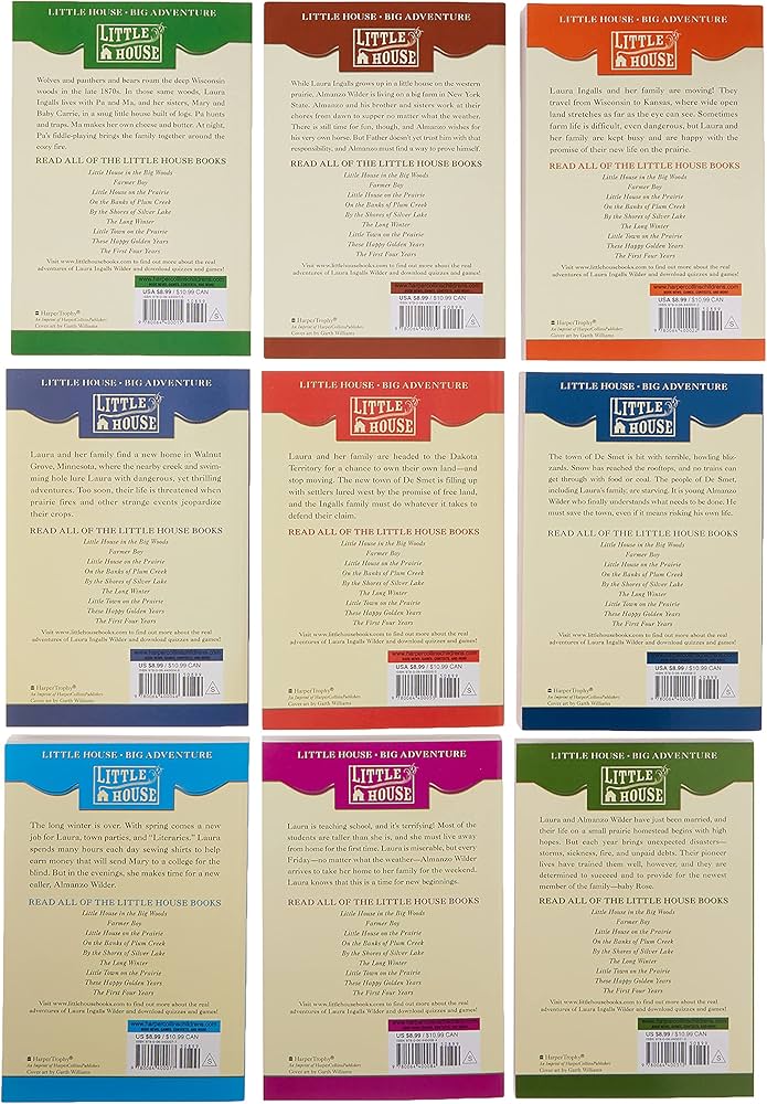 The Little House Set: Books 1 to 9―Beloved Historical Fiction for