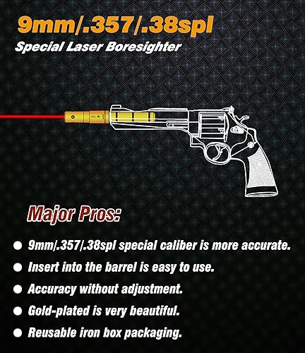 Vista 36 de Especial Laser Boresighter End Barrel Laser Bore Vista precisa y fácil de instalar Revólveres Pistolas Rifle y pistolas de aire