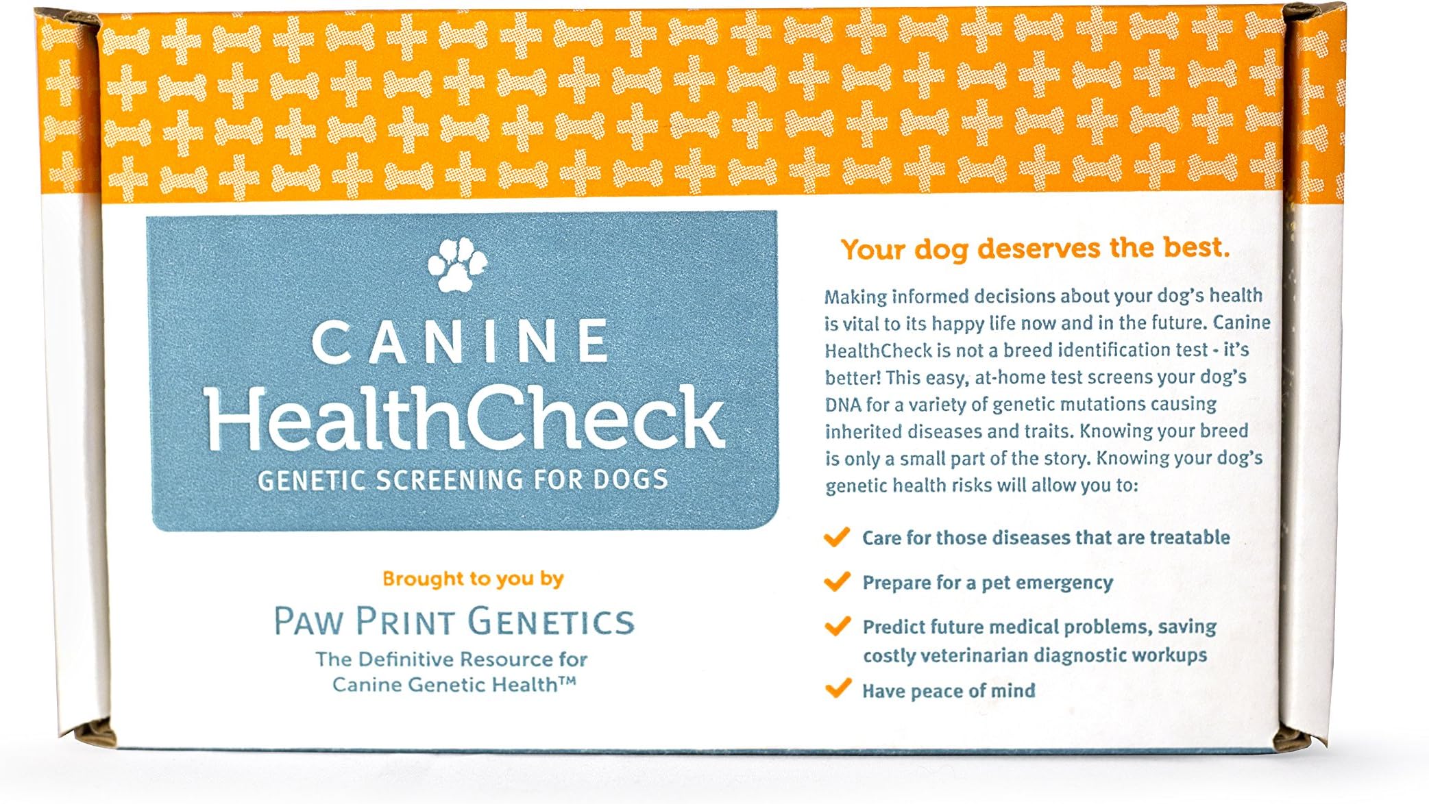 Canine Health Check - Genetic Health and Disease Screening Test for Dogs - Predict, Treat, and Care for your Pet's Medical Problems