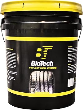 BioTech New Look Shine Dressing, Water Based Formula, Non Abrasive Dressing, Non Greasy Finish 5 Gallon Pail