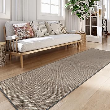 Lahome Farmhouse Hallway Runner Rug 8ft, Washable Non Slip for Entryway