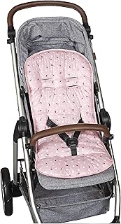 Capa carrinho estampado - florzinha, Batistela Baby, Rosa