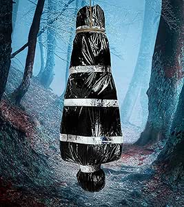 AnanBros 5ft Hanging Corpse Dead Victim Props Halloween Decorations