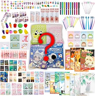 Stationery Blind Bag, Back to School Gifts for Kids, Surprise Blind Box Gifts for Christmas, Birthday, Children's Day, New Year, End of Year Student, Classroom Rewards Prizes