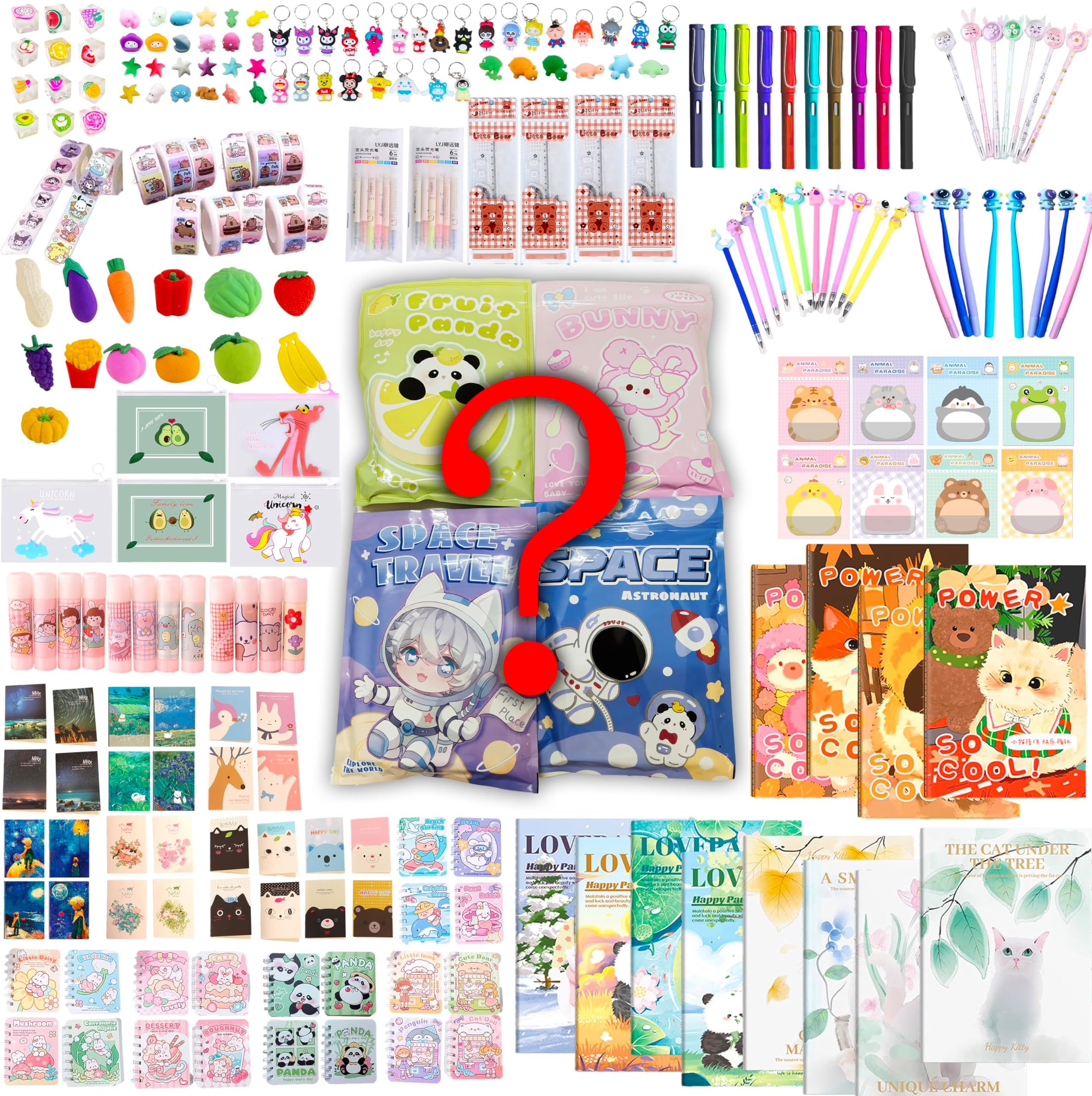 Stationery Blind Bag, Back to School Gifts for Kids, Surprise Blind Box Gifts for Christmas, Birthday, Children's Day, New Year, End of Year Student, Classroom Rewards Prizes
