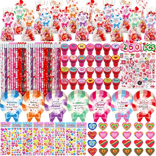 268 pcs Valentines Day Gifts for Kids Girls Boys Toddlers