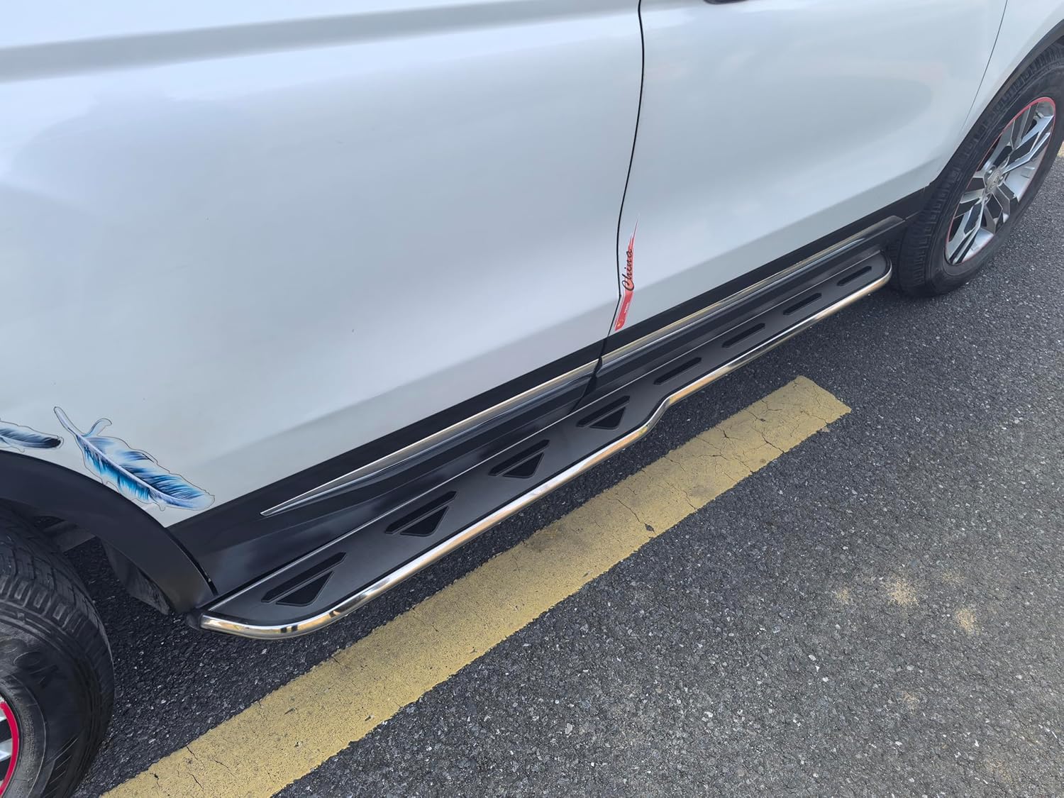 2Pcs Running Boards Step Bars Fits for GMC Canyon 2023-2025 Fixed Running Board Side Step（with Brackets）