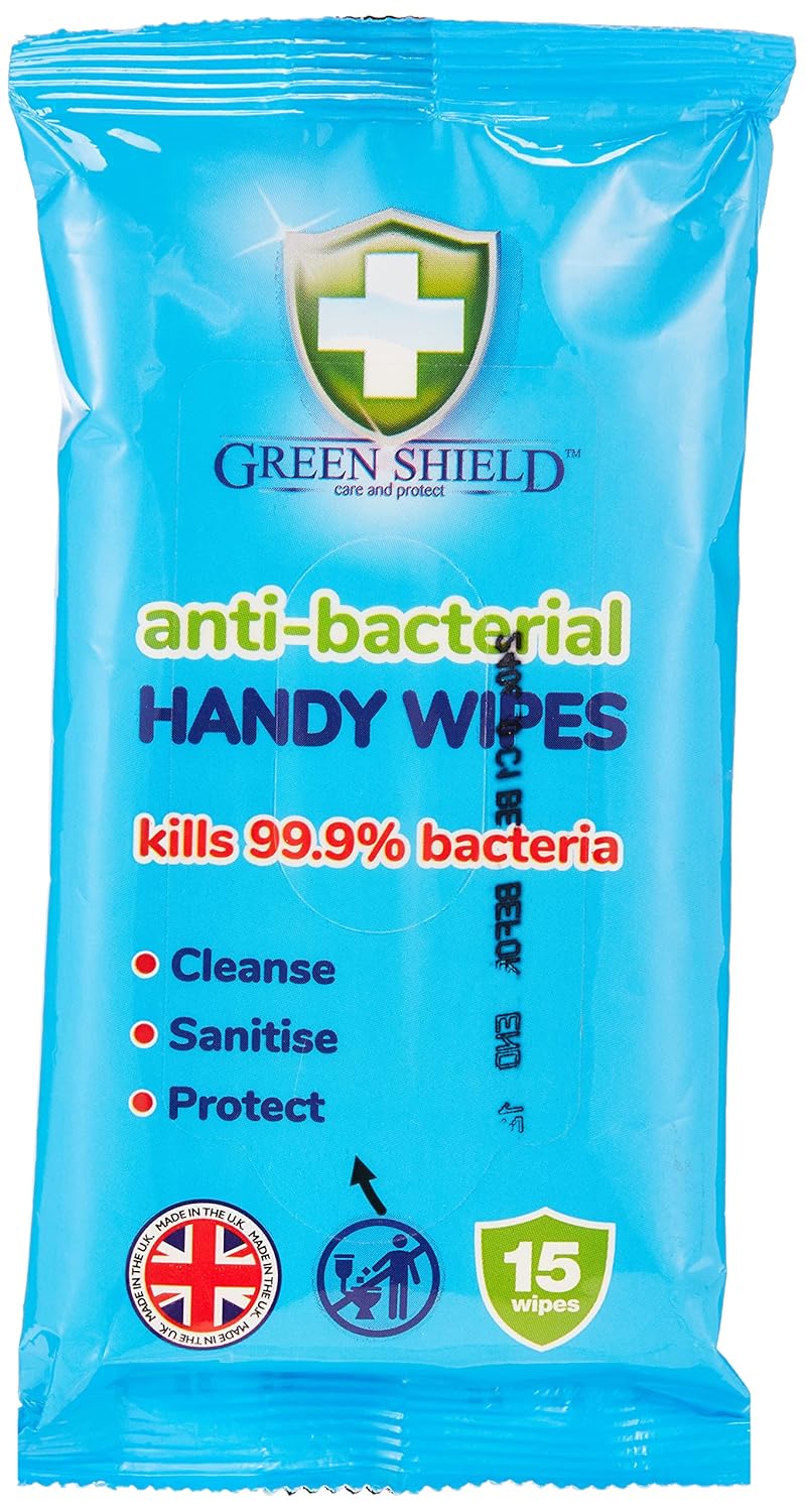 Greenshield AntiViral Handy Wipes 15's (7655) Amazon.in Health