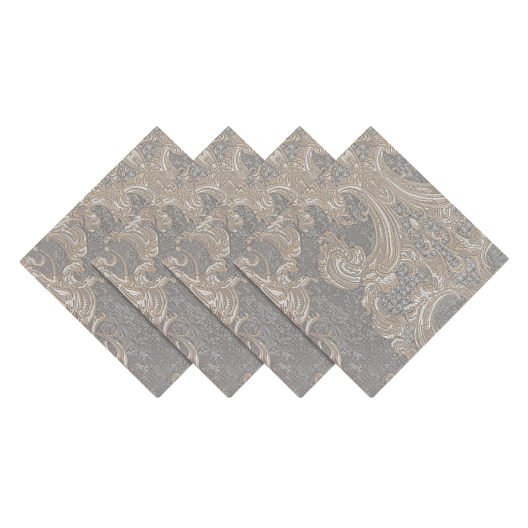 Serviette de table en tissu lavable lot de 4 pour éliminer le jetable