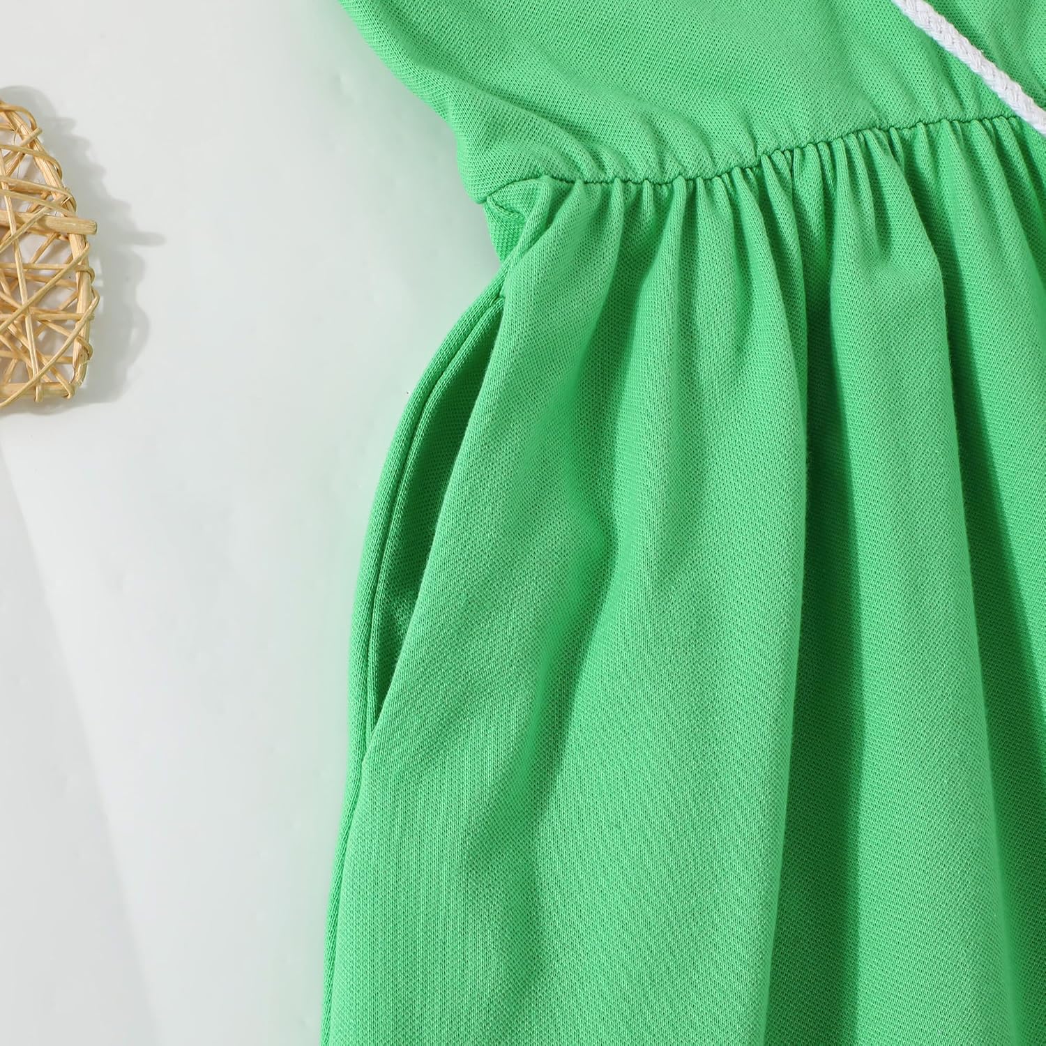 2-9Y Toddler Girl Sport Dress Heart Print Summer Clothes Sleeveless Kids Dresses Causal Beach Sundress Girl - Image 7