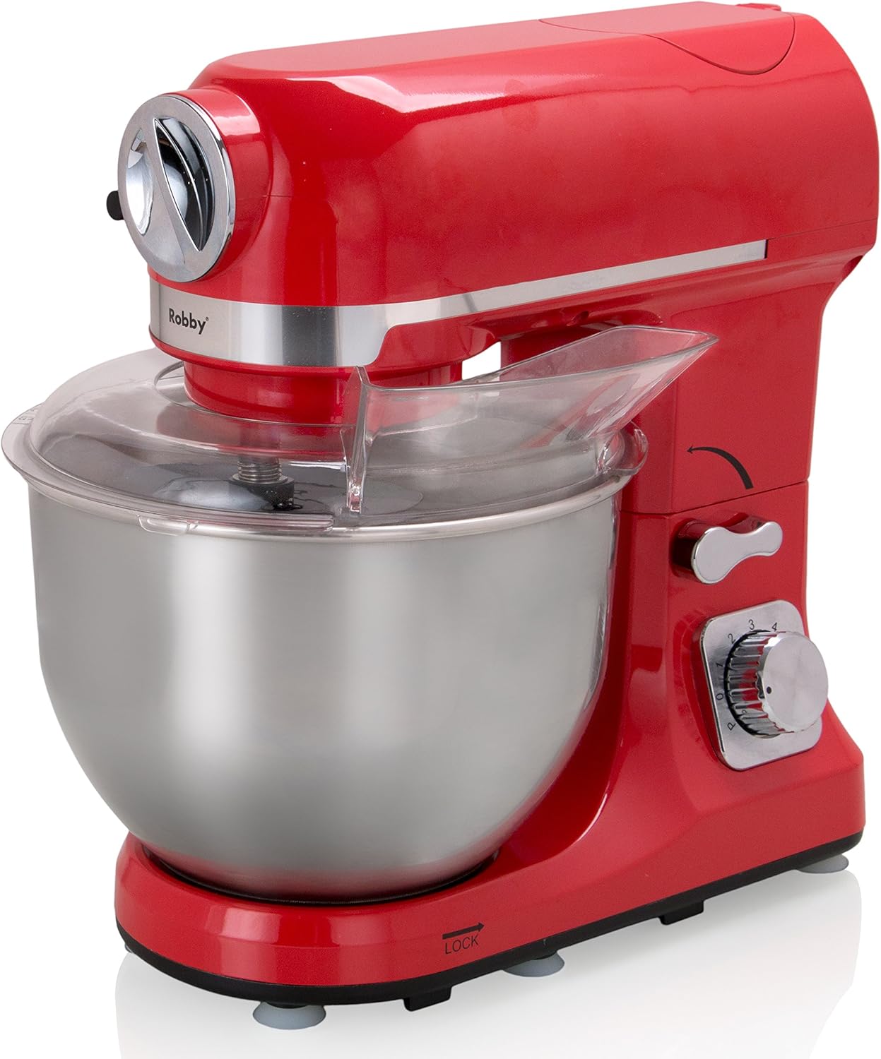 Robby Robimix mixer with mixing bowl and splash guard