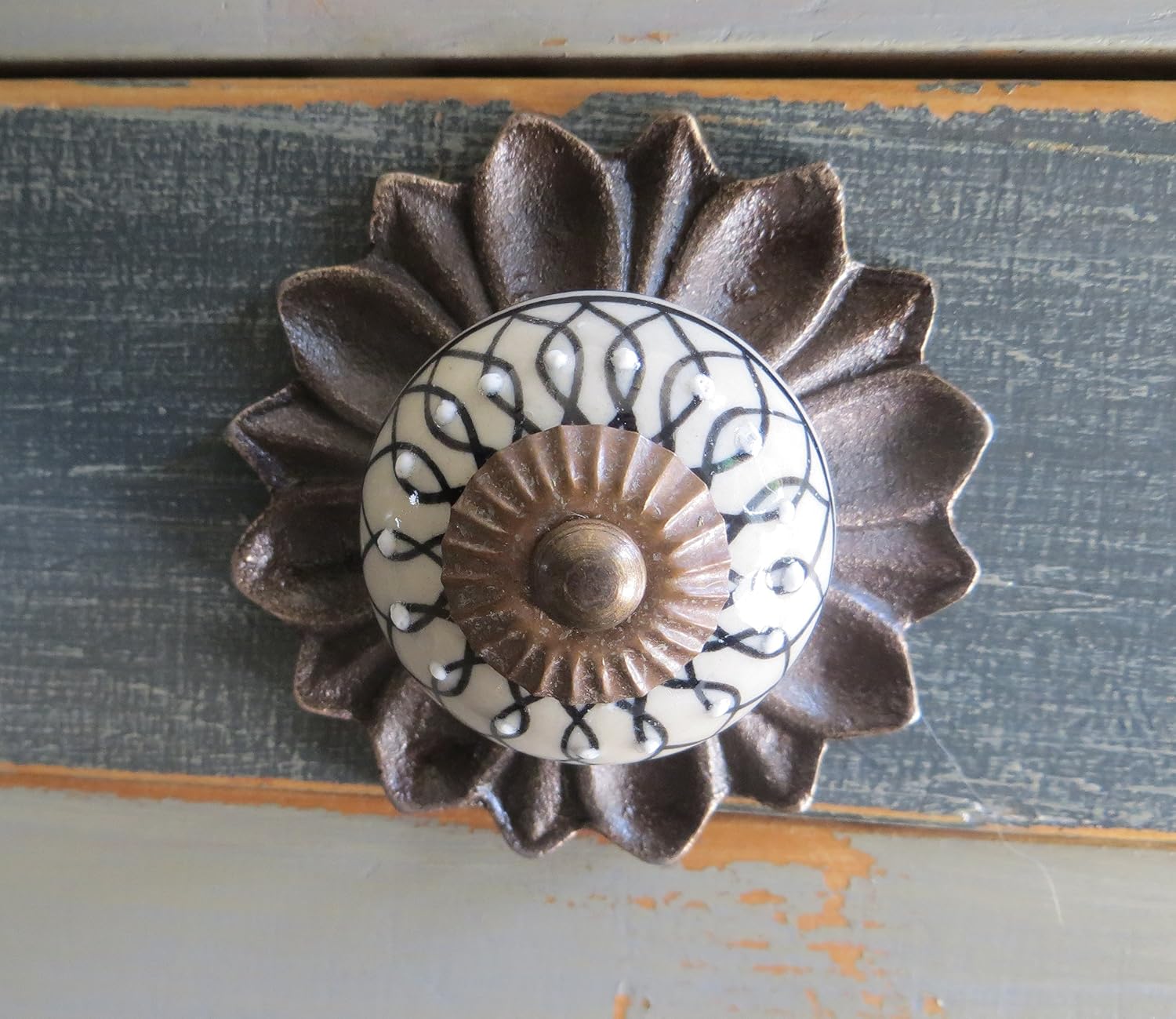 Shabby Restore Decorative Bronze Back Plates for Knobs, Pulls - Pack of 10