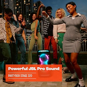 JBL Partybox Stage320, Bluetooth Speaker, Black